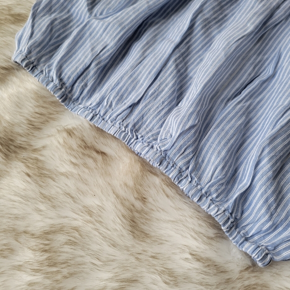 🔥🔥Onia Blue Bell French Stripe Colette Crop Top - Picture 4 of 13